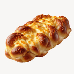 Delicious Cheese Bread Loaf, Golden Brown Crust, Close-up