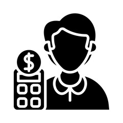 Fototapeta premium Business Finance Icon