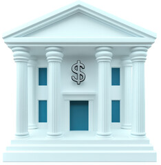 Obraz premium Modern Financial Institution Building