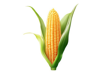 Realistic Golden Yellow Corn