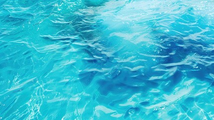 Fototapeta premium Turquoise Blue Tropical Backgrounds: Infuse Your Creations with Exotic Allure. These vibrant, refreshing backdrops capture the essence of tropical paradises, perfect for websites, ads, and digital art