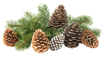 Cones and Christmas tree design ideas