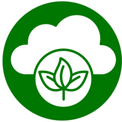 Cloud  Icon Element For Design	