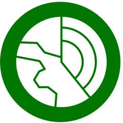 Earth Layers  Icon Element For Design	