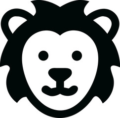 Lion vector icon, lion icon, lion vector, lion black vector icon
