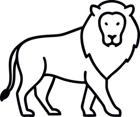 Lion vector icon, lion icon, lion vector, lion black vector icon