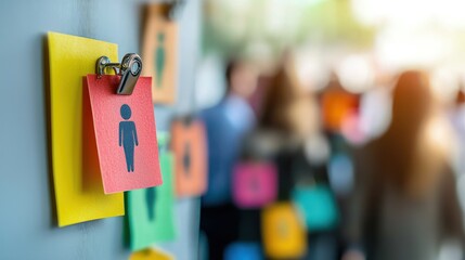 Pinned HR notice about upcoming workplace events