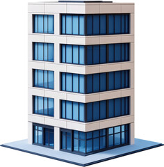 Modern Office Building Exterior View