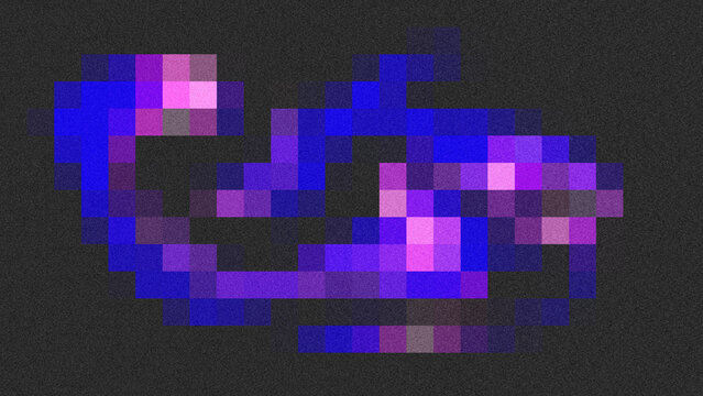 4K Digital pixel grainy gradient with a colorful soft noise effect. A unique blend of vintage vibes and lo-fi VHS Glitch Texture.