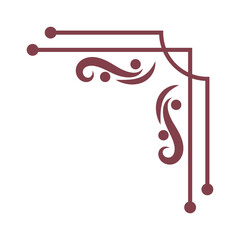 Corners Design Engraving icon