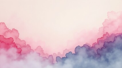 Fototapeta premium Meditative Abstract Watercolor Patterns with Gentle Movement