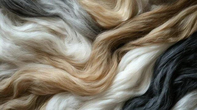 Natural Fibers in Various Shades
