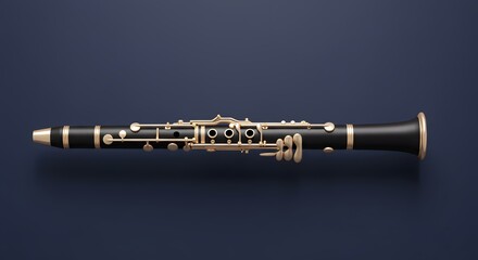 Naklejka premium Clarinet Musical Instrument