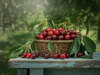 The red ripe cherries of 2025