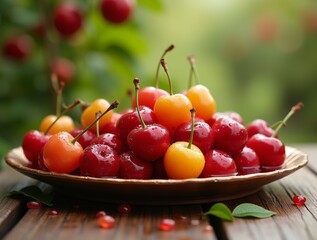 The red ripe cherries of 2025