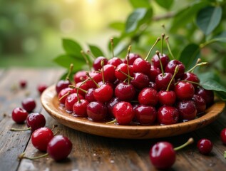 The red ripe cherries of 2025