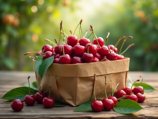 The red ripe cherries of 2025