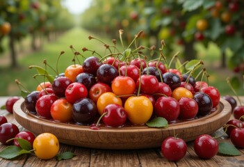 The red ripe cherries of 2025