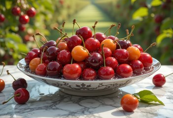 The red ripe cherries of 2025