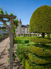 Château et jardin de Villandry sur la Loire