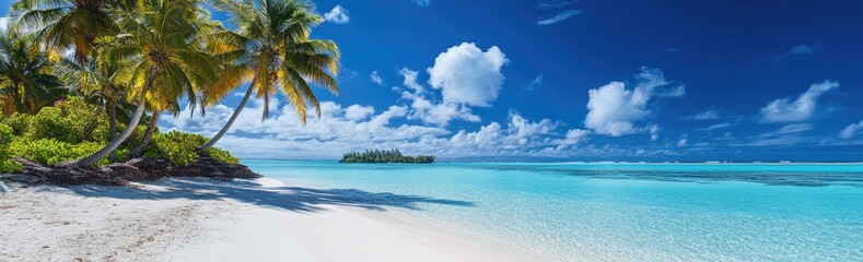 Tropical Paradise Beach Scene (6)
