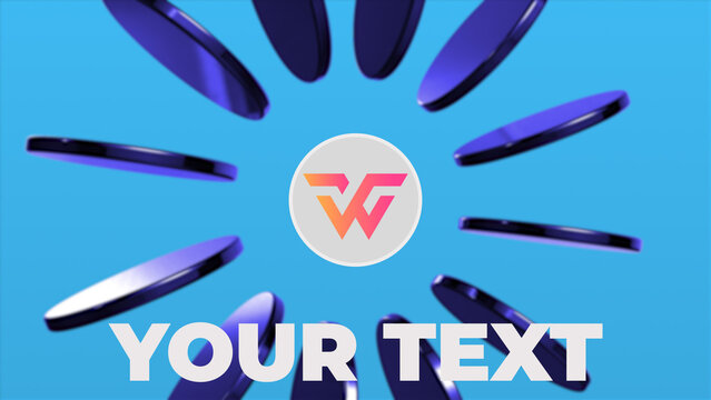 Advanced 3D Circles Array Horizontal Logo Reveal AET 263