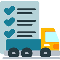 Obraz premium Delivery Manifest Icon