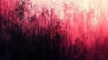 Abstract textured backdrop with streaks of crimson and dark hues