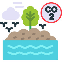 Ocean Acidification Icon