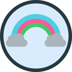 Spring Rainbow Icon