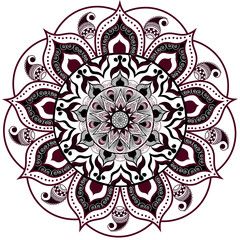 Ornate mandala design featuring 