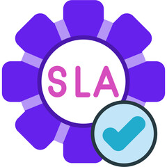 Obraz premium Service Level Agreement Icon