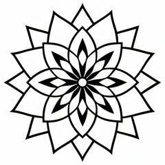 vector illustration of a flower