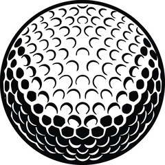 golf ball vector illustration