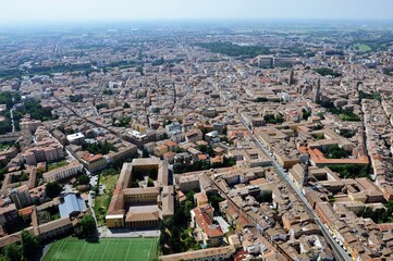 Obraz premium Aerial view of Parma, Emilia Romagna, Italy