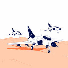 IAF Indian Air Force Jets: Thar Desert Sunrise Dominance