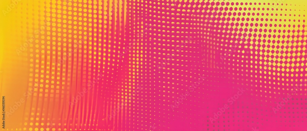 Poster mesmerizing abstract background featuring a dynamic gradient pattern of colorful luminescent dots an