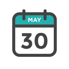 May 30 Calendar Day or Calender Date Deadline or Appointment