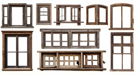 windows of a building