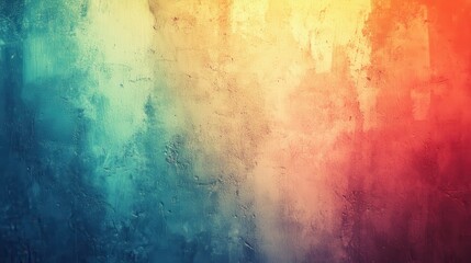Fototapeta premium Abstract textured wall with vibrant color gradient