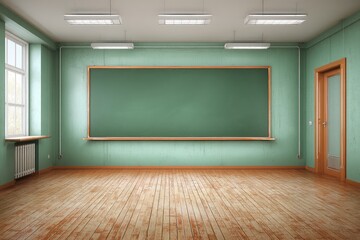 Empty Classroom Interior (1)