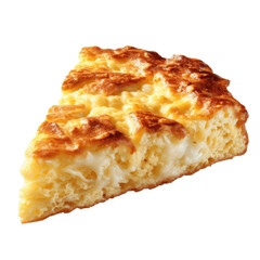 Delicious Slice of Golden Cheese and Cornbread