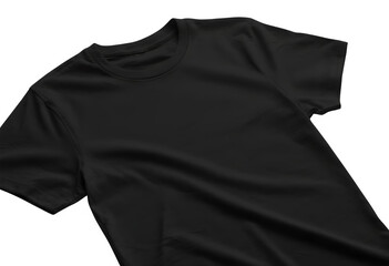Black T-Shirt Mockup PNG