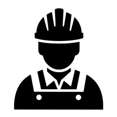 icon, contractor or labor , HD image, transparent background png