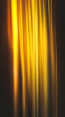 Dramatic vibrant abstract lighting pattern with flowing shimmering rays of warm golden light creating a sense of motion and energy