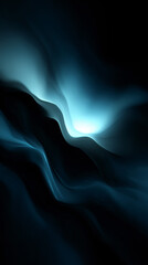 Abstract shadow wavy transmission line forming a mysterious background