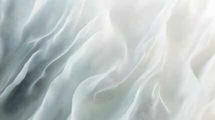 Obraz premium A delicate sheer fabric with gentle flowing movements and a weightless gossamer like