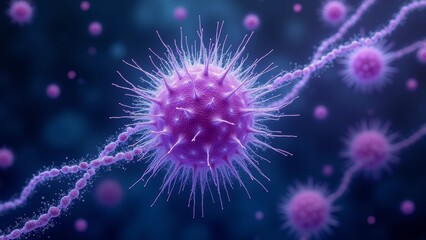 Microscopic connections of immune cells