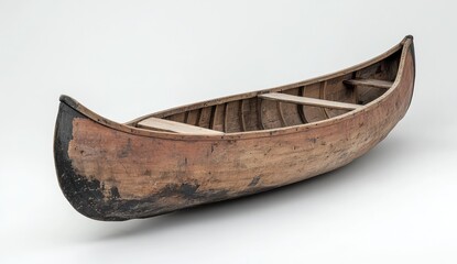 Antique Wooden Canoe