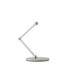 USB microphone  stand in matte silver